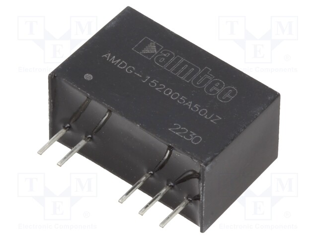 Converter: DC/DC; 2.25W; Uin: 13.5÷16.5V; Uout: 20VDC; Uout2: -5VDC