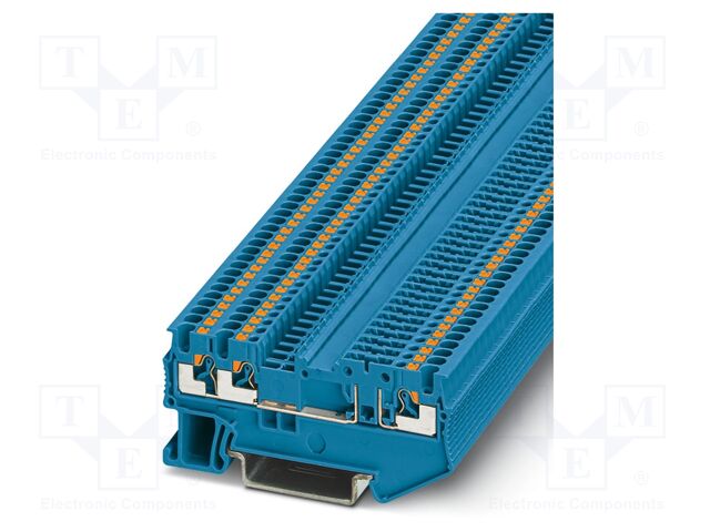 Splice terminal: rail; PA; L: 30.5mm; terminals: 3; W: 3.5mm