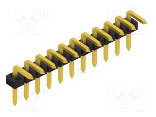 Connector: pin strips; pin header; male; PIN: 11; 2mm; THT; 1x11