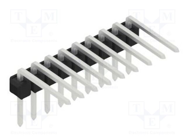 Connector: pin strips; pin header; male; PIN: 9; 2.54mm; THT; 1x9