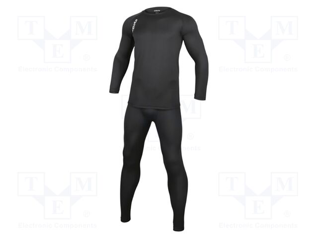 Thermal underwear set; Size: S,XS; black; 160g/m2