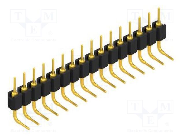 Connector: pin strips; pin header; male; PIN: 16; 2.54mm; THT; 1x16