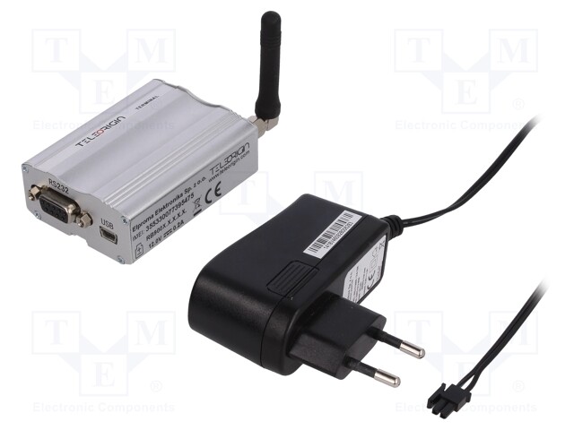 Industrial module: modem; GSM/GPRS; 5÷30VDC; RS232,SIM,USB; 2G