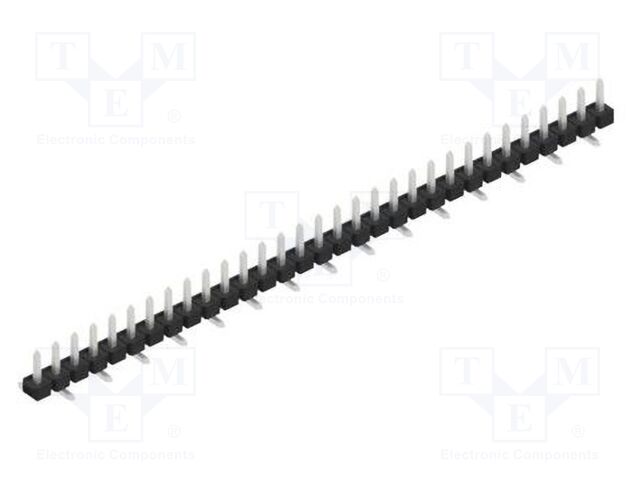 Connector: pin strips; pin header; male; PIN: 31; 2.54mm; SMT; 1x31