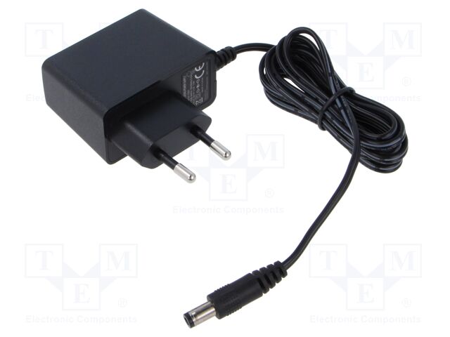 Power supply: switching; mains,plug-in; 5VDC; 3A; 15W; Out: 5,5/2,1