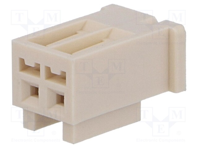 Plug; wire-board; female; 2.5mm; PIN: 2; w/o contacts; for cable