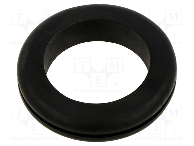 Grommet; black; UL94HB; TPR