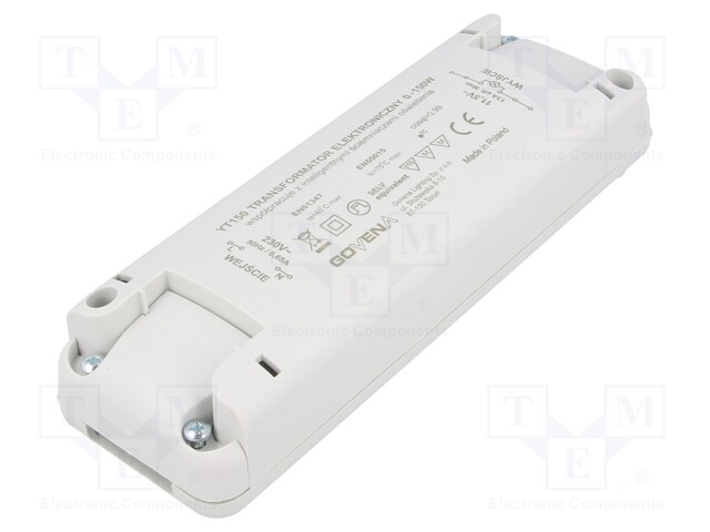 Transformer: electronic; 150VA; 230VAC; 11.5V; IP40; 175x54x33mm