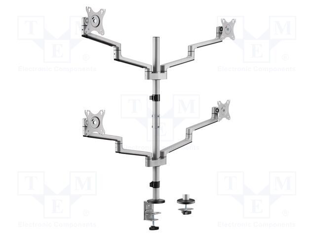 Holder; 6kg; 17÷32"; Arm len: 447mm; Standard: 75x75mm,100x100mm