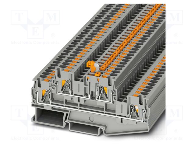 Splice terminal: rail; PTTB; PA; terminals: 4; W: 6.2mm; H: 102.9mm