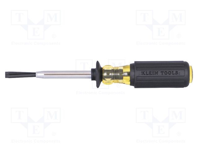Screwdriver: standard; slot; SL 3/16"; Blade length: 76mm