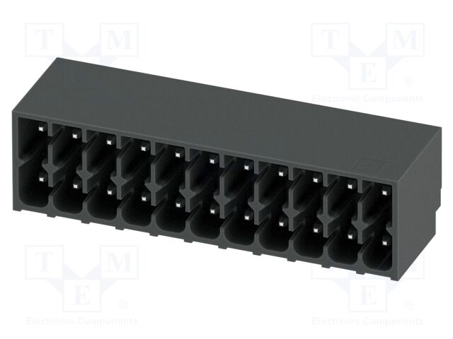 PCB headers, nominal cross section: 1.5 mm?, color: black, n