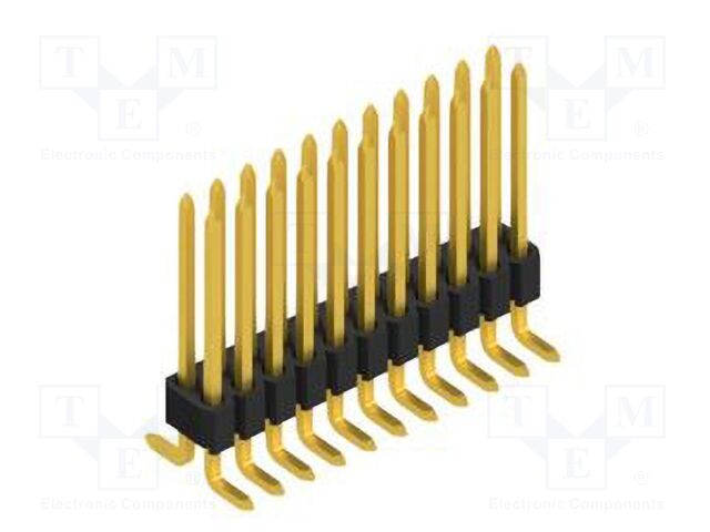 Connector: pin strips; pin header; male; PIN: 22; 1.27mm; SMT; 2x11