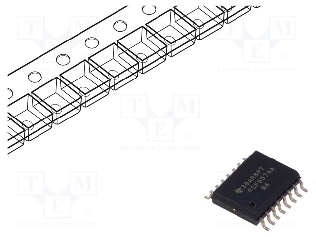 IC: interface; I/O expander; 2.5÷6VDC; I2C,SMBus; SMD; SOIC16
