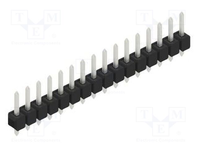 Connector: pin strips; pin header; male; PIN: 16; 2.54mm; THT; 1x16