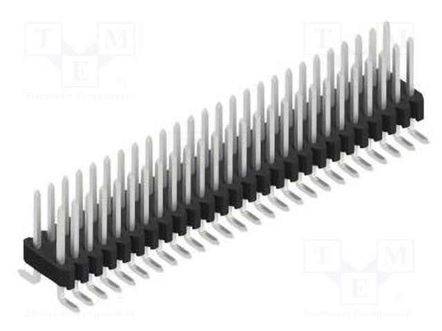 Connector: pin strips; pin header; male; PIN: 52; 1.27mm; SMT; 2x26