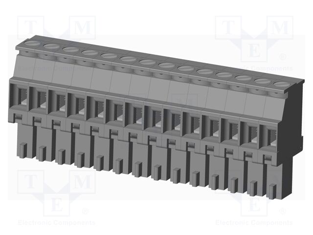 Connector: pluggable terminal block; plug; female; angled 90°