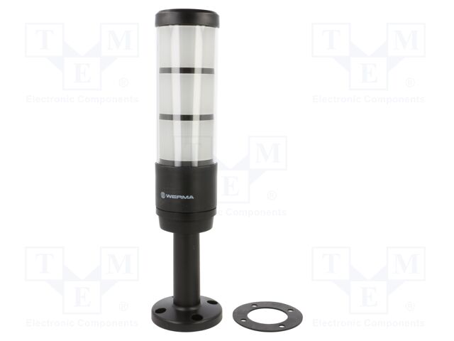 Signalling column; red/yellow/green; LED; 24VDC; IP66,IP69K