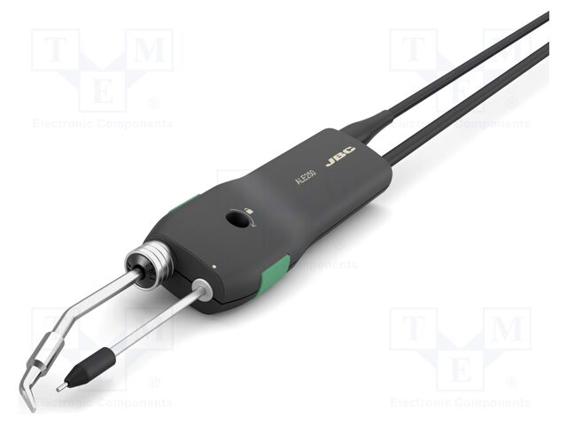 Soldering iron: heating element with solder feeder