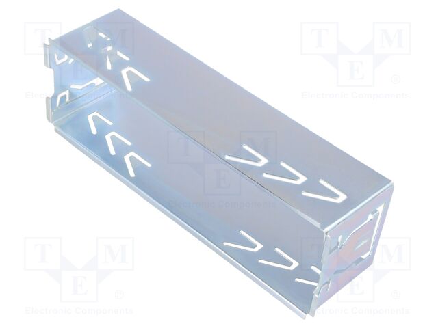 Car radio mounting half frame; 1 DIN; zinc; Pioneer