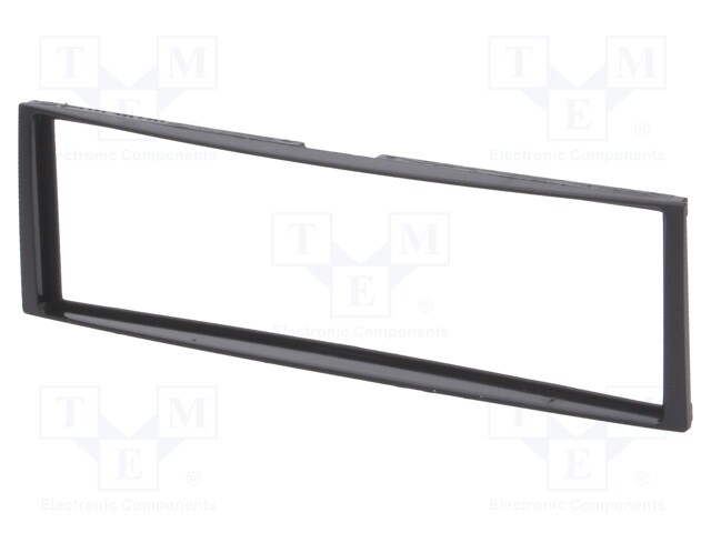 Radio mounting frame; Renault; 1 DIN; black