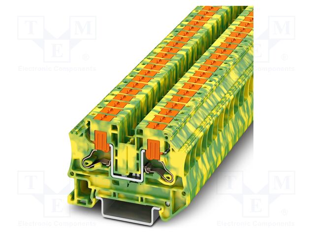 Splice terminal: rail; PTV; push-in; L: 42.2mm; 0.5÷10mm2; ways: 1