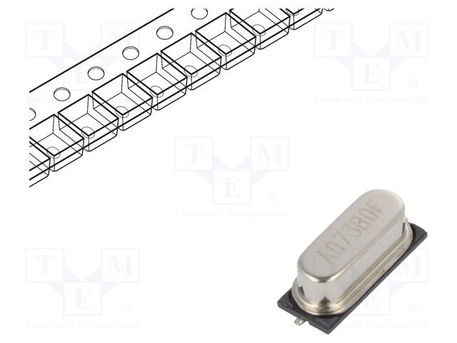 Generator: quartz; 7372.8kHz; SMD; ±50ppm; -20÷70°C