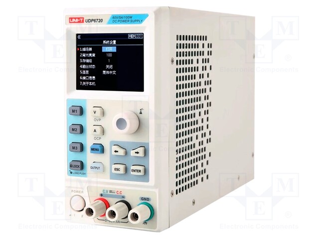 Power supply: laboratory; single-channel,programmable; 0÷60VDC