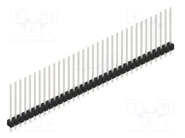 Connector: pin strips; pin header; male; PIN: 34; 2.54mm; THT; 1x34