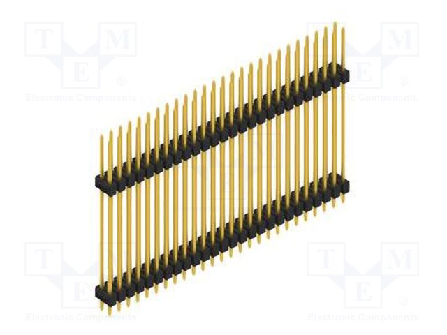 Connector: pin strips; pin header; male; PIN: 52; 2.54mm; THT; 2x26