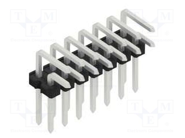 Connector: pin strips; pin header; male; PIN: 14; 2.54mm; THT; 2x7