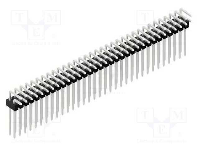 Connector: pin strips; pin header; male; PIN: 66; 2.54mm; THT; 2x33