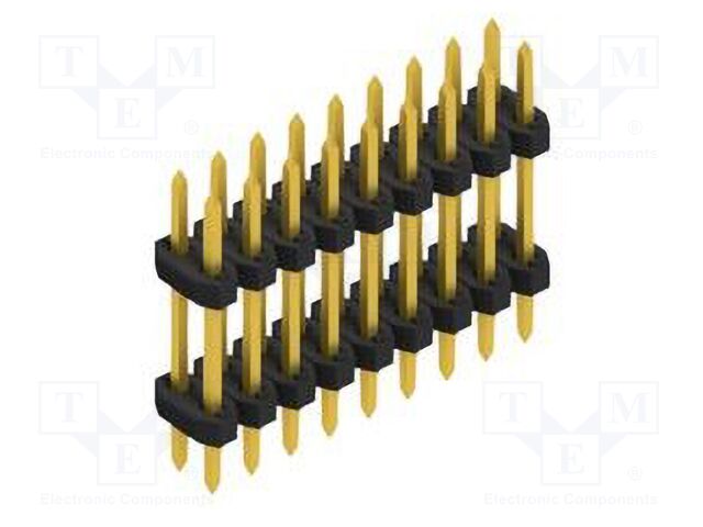 Connector: pin strips; pin header; male; PIN: 18; 2mm; THT; 2x9; 100V