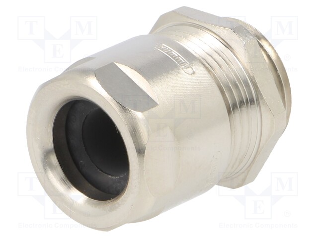 Cable gland; M20; IP68; Mat: brass; Body plating: nickel