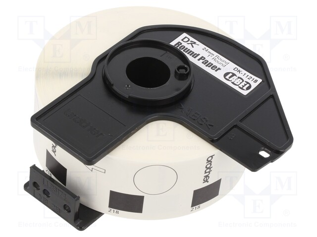 Label; Colour: white; Character colour: black; V: glued; 24mm