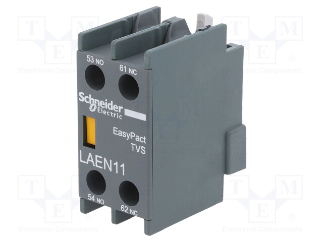 Auxiliary contacts; Series: EasyPact TVS; Leads: screw terminals