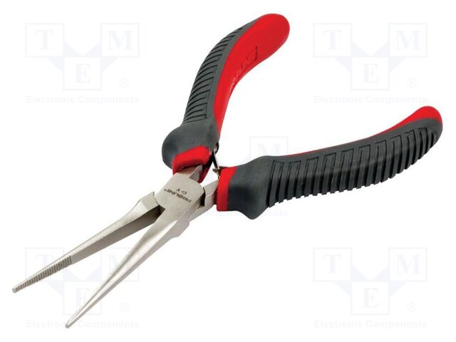 Pliers; half-rounded nose,elongated; 150mm; MICRO