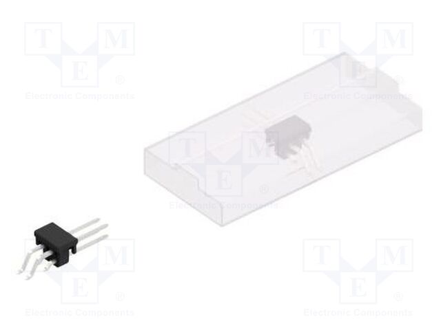 Connector: pin strips; pin header; male; PIN: 4; 2.54mm; SMT; 2x2