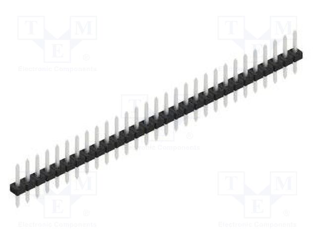Connector: pin strips; pin header; male; PIN: 29; 2mm; THT; 1x29