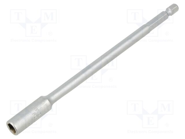 Socket; 6-angles; 7mm; plunger; 1/4"; Overall len: 155mm