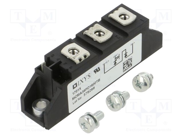 Module; double series; 1.6kV; 35A; TO240AA; Ufmax: 1.22V; Ifsm: 520A