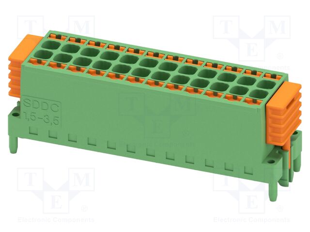 PCB direct plug, nominal cross section: 1.5 mm2, color: gree