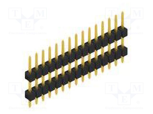 Connector: pin strips; pin header; male; PIN: 15; 2.54mm; THT; 1x15