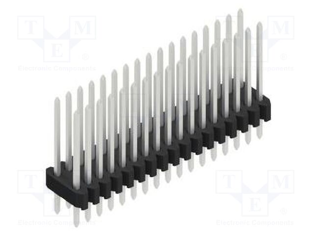 Connector: pin strips; pin header; male; PIN: 34; 1.27mm; THT; 2x17