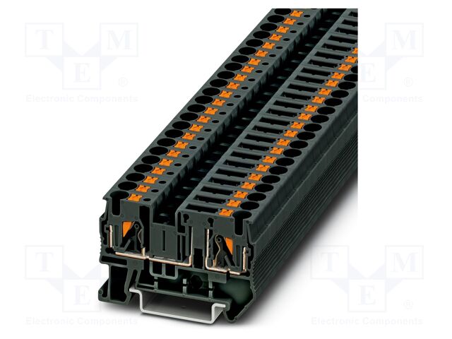 Splice terminal: rail; 20A; 500V; push-in; PA; 0.2÷6mm2; W: 6.2mm