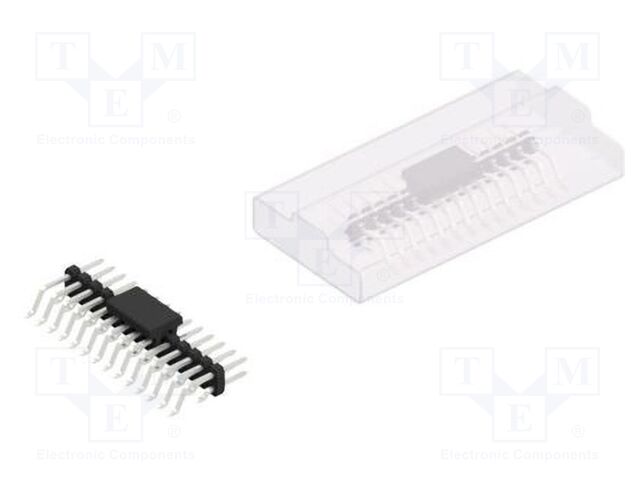 Connector: pin strips; pin header; male; PIN: 28; 2mm; SMT; 2x14