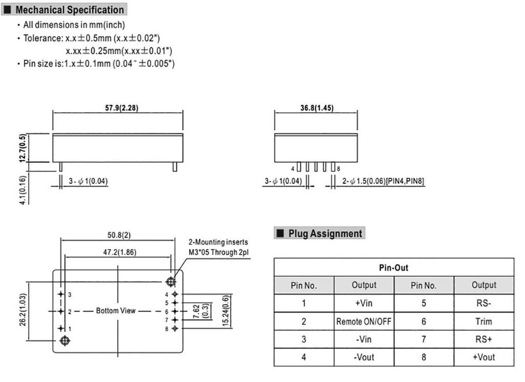 Converter: DC/DC; 150W; Uin: 60÷160V; Uout: 24VDC; Iout: 6.25A; 70g