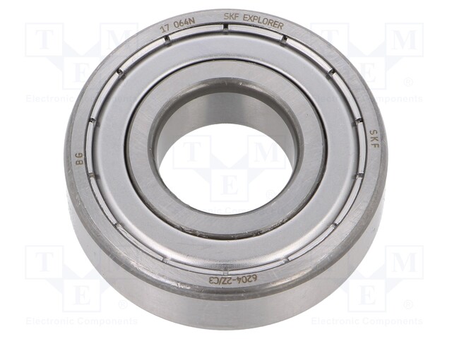 Bearing: single row deep groove ball; Øint: 20mm; Øout: 47mm