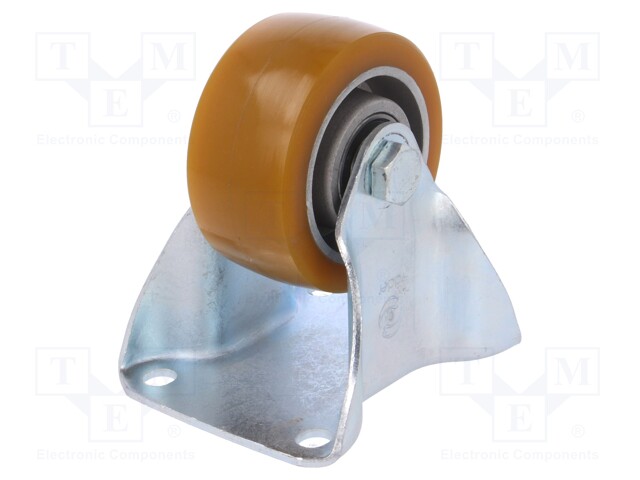 Transport wheel; Ø: 80mm; W: 38mm; H: 111mm; rigid; 200kg