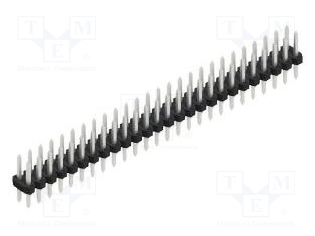 Connector: pin strips; pin header; male; PIN: 52; 2mm; THT; 2x26
